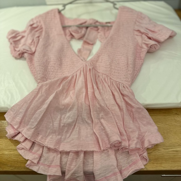 Free People Pink Blouse - Picture 3 of 4